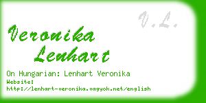 veronika lenhart business card